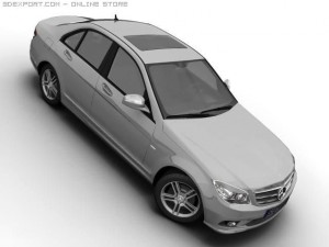2007 mb c class avantgarde 3D 모델