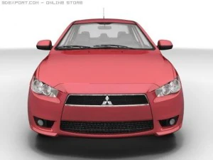 2008 mitsubishi lancer 3D Model