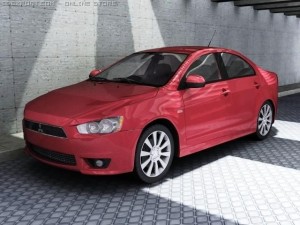 2008 mitsubishi lancer Modelo 3D
