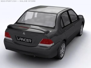 2004 mitsubishi lancer 3D Model
