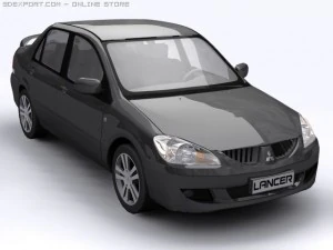 2004 mitsubishi lancer 3D Model