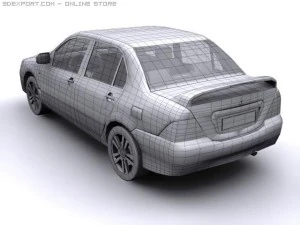 2004 mitsubishi lancer 3D Model