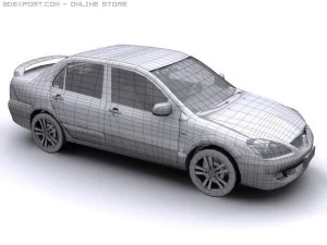 2004 mitsubishi lancer 3D Model
