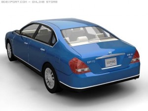2004 nissan cefiro (asian) 3D Model