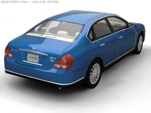 2004 nissan cefiro (asian) 3D Model