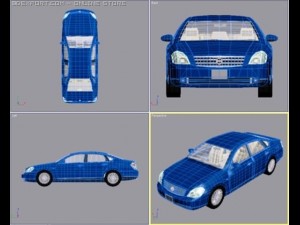 2004 nissan cefiro (asian) 3D Model
