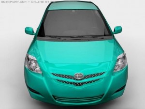 2006 toyota yaris sedan belta 3D Модель