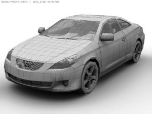 2006 toyota camry solara 3D मॉडल