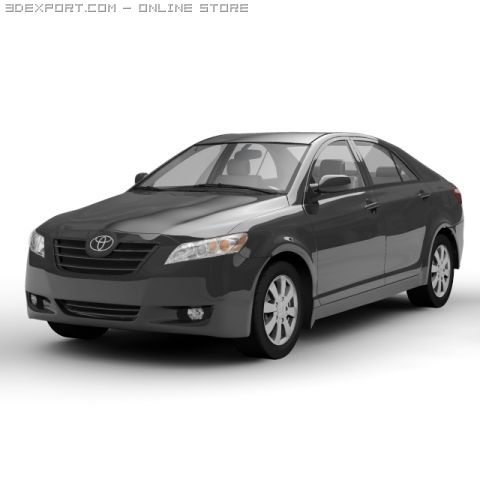 2007 toyota camry 3D Model .c4d .max .obj .3ds .fbx .stl .blend 