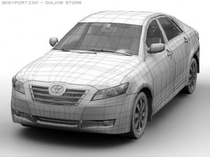 2007 toyota camry 3D Model