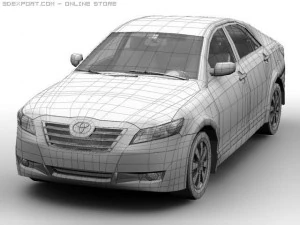 2007 toyota camry 3D Model