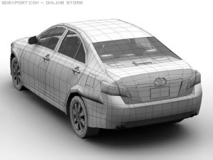 2007 toyota camry 3D Model