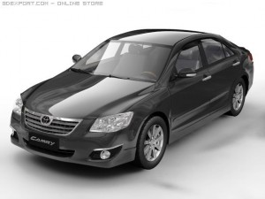 2007 toyota camry asian 3D Model