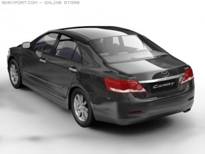2007 toyota camry asian 3D Model