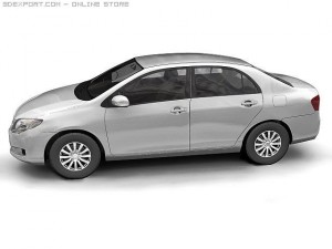 2007 toyota corolla axio Modello 3D