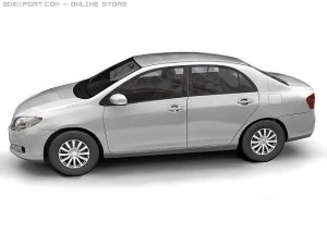2007 toyota corolla axio 3D Model