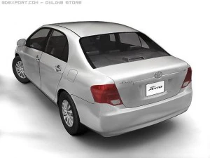 2007 toyota corolla axio 3D Model