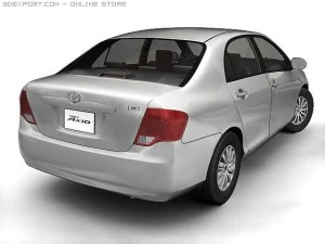 2007 toyota corolla axio 3D Model