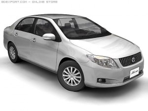 2007 toyota corolla axio Modello 3D