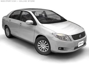 2007 toyota corolla axio 3D Model