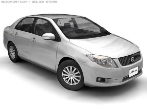 2007 toyota corolla axio Modello 3D