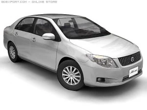 2007 toyota corolla axio 3D Model