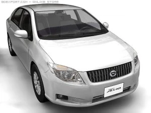2007 toyota corolla axio 3D Model