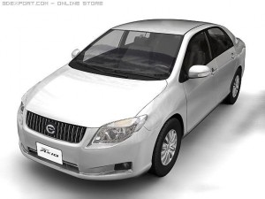 2007 toyota corolla axio Modello 3D