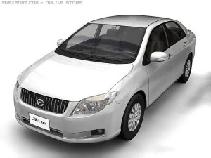 2007 toyota corolla axio 3D Model