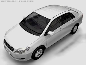 2007 toyota corolla axio Modello 3D