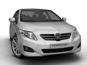 2008 toyota corolla 3D Model