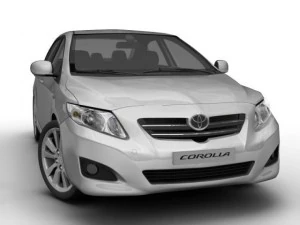 2008 toyota corolla 3D Model