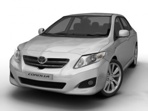 2008 toyota corolla 3D Model