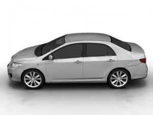 2008 toyota corolla 3D Model