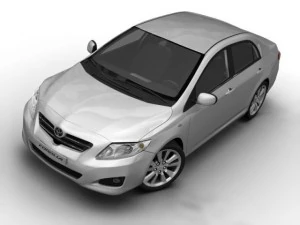 2008 toyota corolla 3D Model