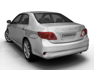 2008 toyota corolla 3D Model