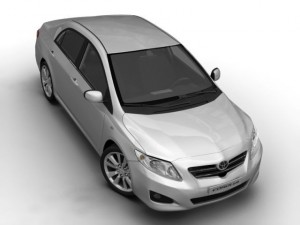 2008 toyota corolla 3D Model