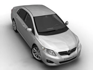 2008 toyota corolla 3D Model