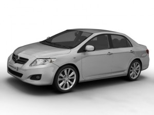 2008 toyota corolla 3D Model