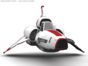 bs galactica viper mk ii 3D Model