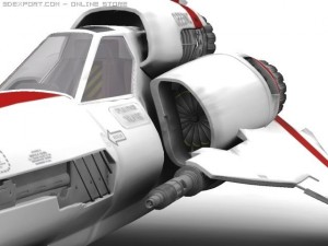 bs galactica viper mk ii 3D Model