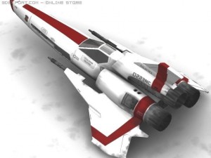 bs galactica viper mk ii 3D Model