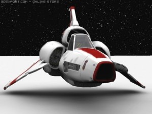 bs galactica viper mk ii 3D Model