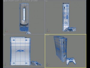 microsoft xbox 360 3D Модель