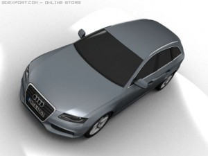 2008 audi a4 avant Modello 3D