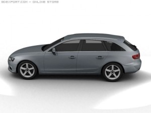 2008 audi a4 avant Modello 3D