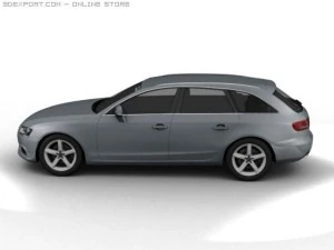 2008 audi a4 avant 3D Model