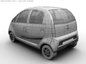 2008 tata nano Modèle 3D