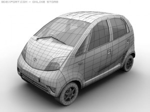 2008 tata nano Modèle 3D