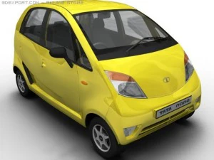 2008 tata nano 3D Model